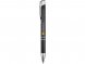 Алюминиевая шариковая кнопочная ручка Moneta, черные чернила, черный 