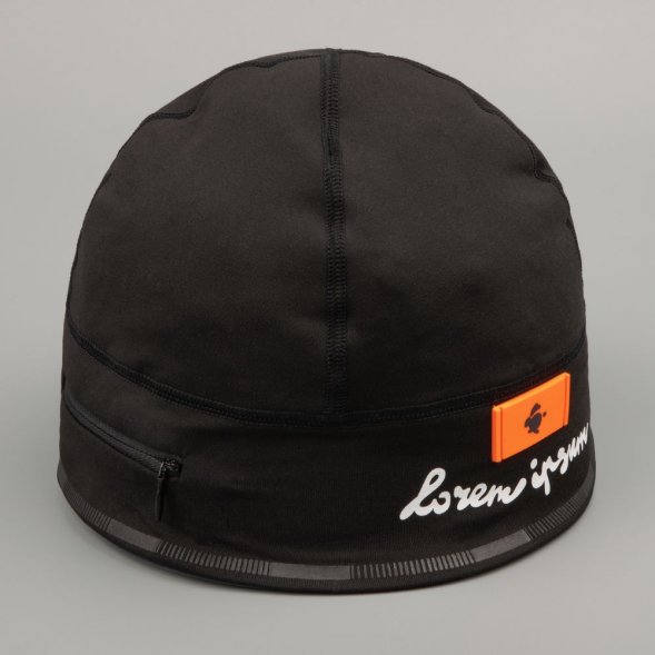 Лейбл из ПВХ Dzeta, XS, оранжевый неон 