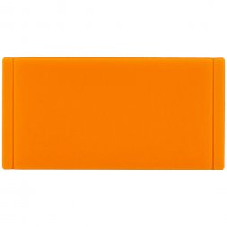 Лейбл из ПВХ Dzeta, S, оранжевый неон