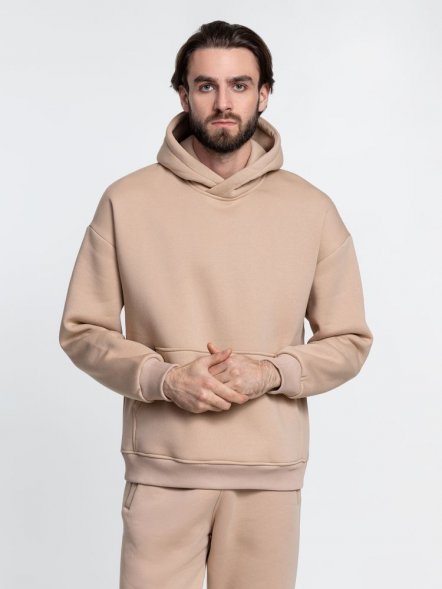 Худи Kulonga Oversize, бежевое (песочное) 
