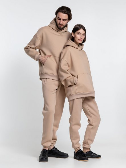 Худи Kulonga Oversize, бежевое (песочное) 