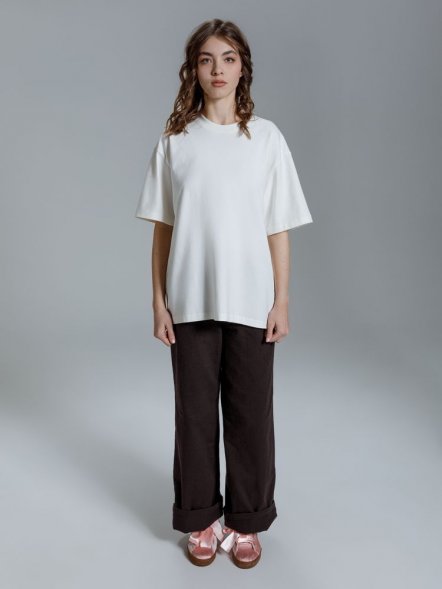 Футболка оверсайз Kangas, белая 