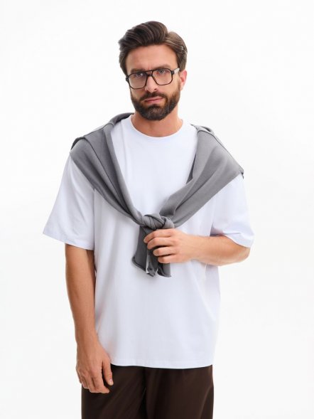 Футболка оверсайз Kangas, белая 