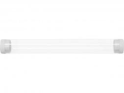 Футляр-туба пластиковый для ручки Tube 2.0, прозрачный/белый