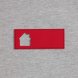 Лейбл из ПВХ с вырубкой «Дом», красный 