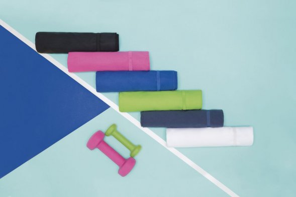 Спортивное полотенце Atoll Medium, белое 