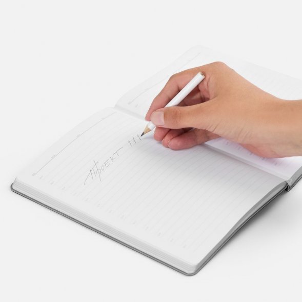 Карандаш простой Mini, белый 