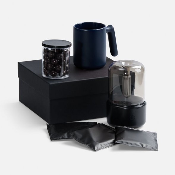 Набор «Микроклимат», черный с синим 