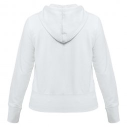 Толстовка женская Hooded Full Zip белая