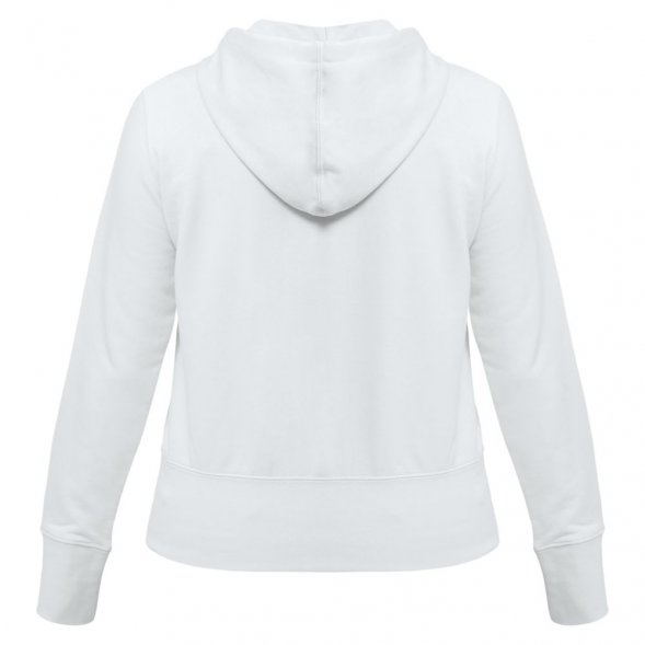 Толстовка женская Hooded Full Zip белая 