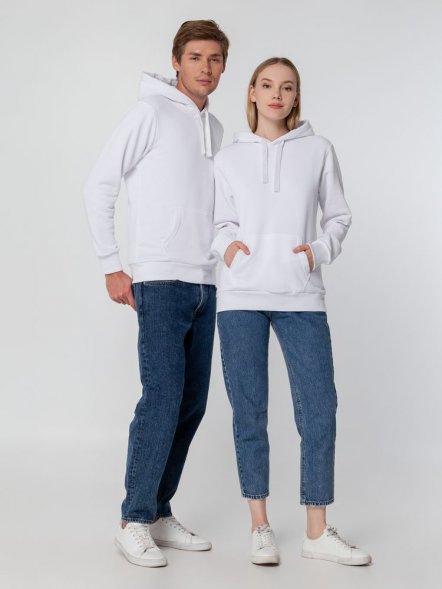 Худи унисекс Sublimatism, белое 