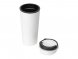 Стакан-тамблер Moment с кофейной крышкой, 350 мл, цвет белый 
