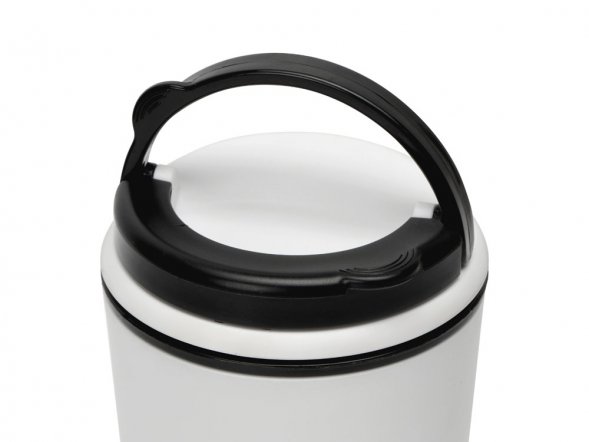 Стакан-тамблер Moment с кофейной крышкой, 350 мл, цвет белый 