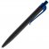 Ручка шариковая Prodir QS01 PRT-P Soft Touch, черная с синим 