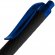 Ручка шариковая Prodir QS01 PRT-P Soft Touch, черная с синим 
