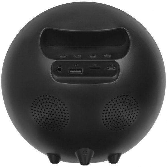 Лампа-колонка со световым будильником dreamTime, ver.2, черная 