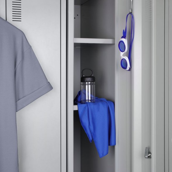 Охлаждающее полотенце Frio Mio в бутылке, синее 