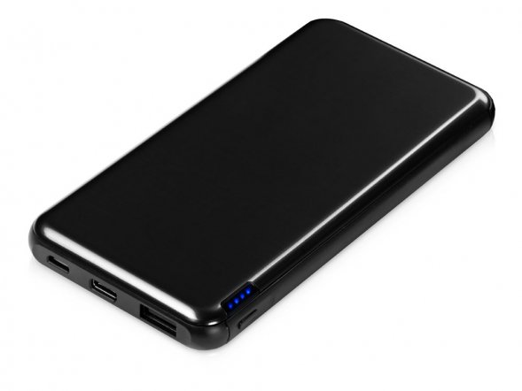 Внешний аккумулятор Forge v.2, металл, 10000mah, черный 