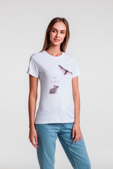 Футболка женская An Аngel, белая 