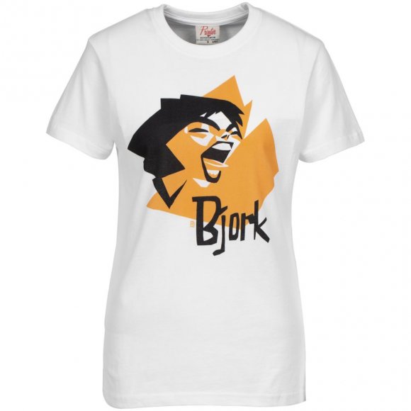 Футболка женская «Меламед. Bjork», белая 