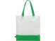 Сумка-шоппер двухцветная Revive из нетканого переработанного материала, зеленый 