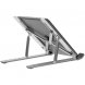 Подставка для ноутбука и планшета Scaffold, серебристая 