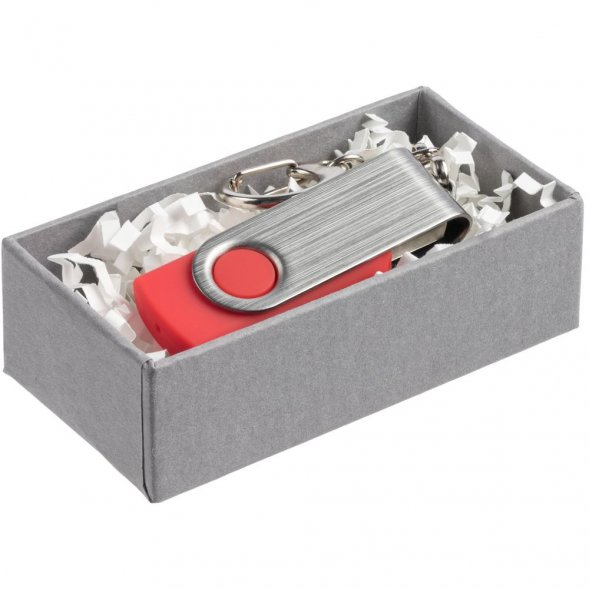 Коробка для флешки Minne, серая 