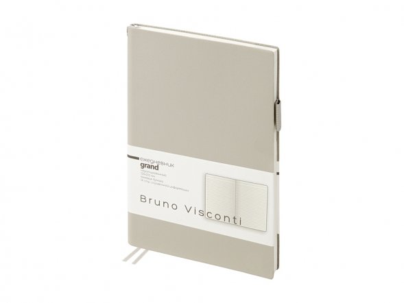 Ежедневник недатированный А5 Grand, серый 