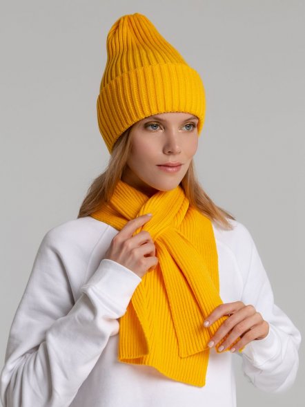 Шапка Yong, желтая 