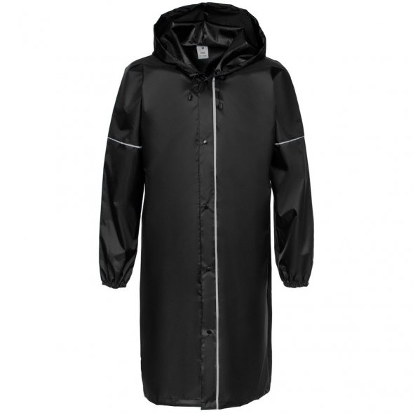 Дождевик со светоотражающими элементами Rainman Blink, черный 