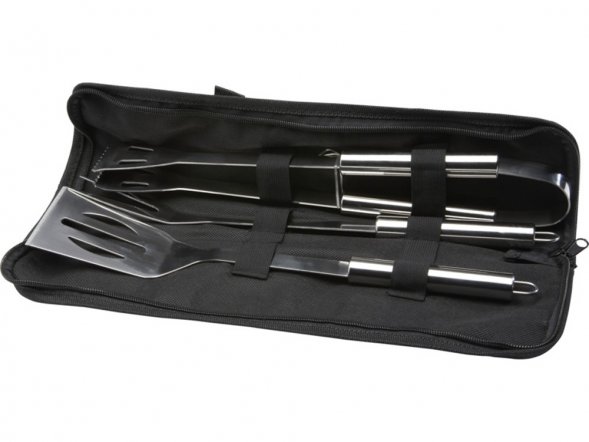 Barcabo Набор для барбекю из 3 предметов, серебристый 