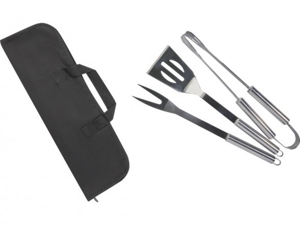 Barcabo Набор для барбекю из 3 предметов, серебристый 