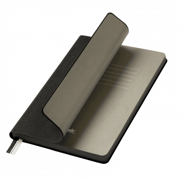 Ежедневник Tweed недатированный, черный 