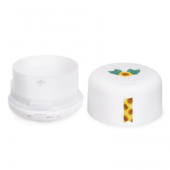 Увлажнитель-ароматизатор воздуха с подсветкой Aero, белый 