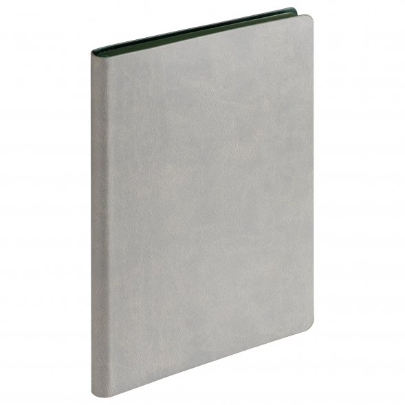 Ежедневник Latte NEW недатированный, серый/зеленый (без упаковки, без стикера) 
