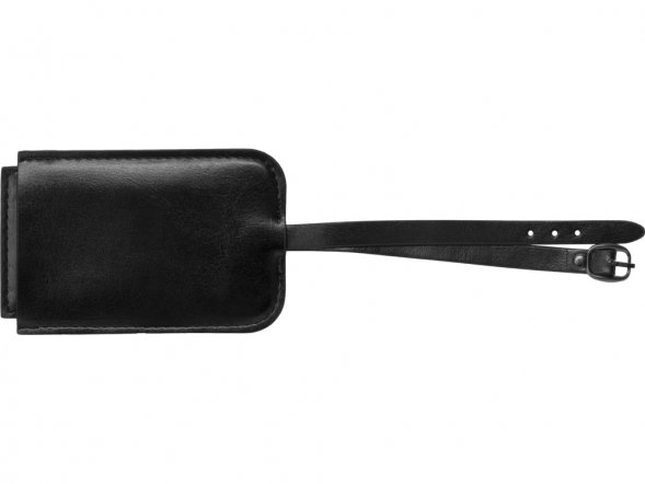 Багажная бирка из PU Fabrizio, черный 