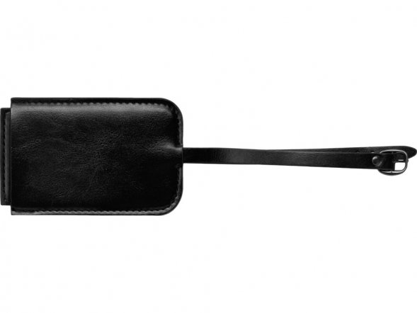 Багажная бирка из PU Fabrizio, черный 