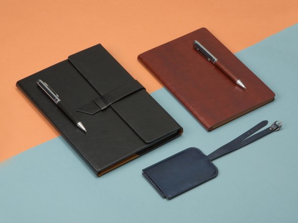 Багажная бирка из PU Fabrizio, черный 