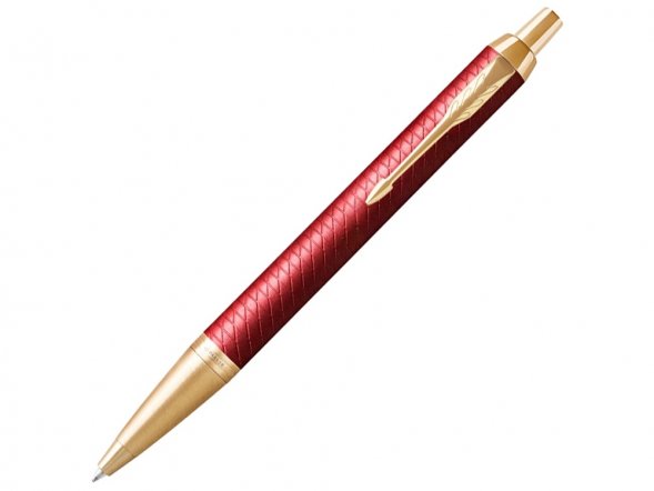 Шариковая ручка Parker IM Premium K318  Red GT, стержень: M, цвет чернил: blue, в подарочной упаковке. 