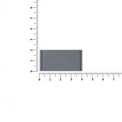 Лейбл из ПВХ Dzeta, XS, серый