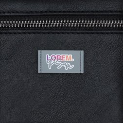 Лейбл из ПВХ Dzeta, XS, серый