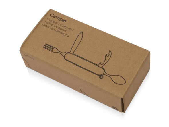 Приборы Camper 4 в 1 в чехле: вилка, ложка, нож, открывалка 
