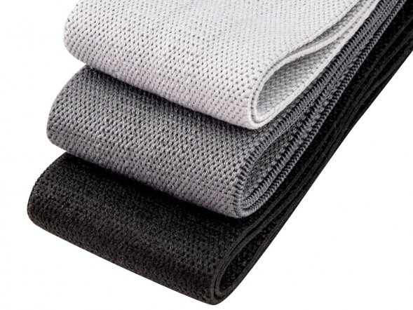 Набор тканевых фитнес резинок, 8см 