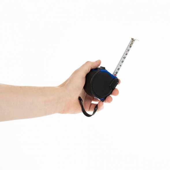 Рулетка Meter Plan, 3 м, черная с синим 