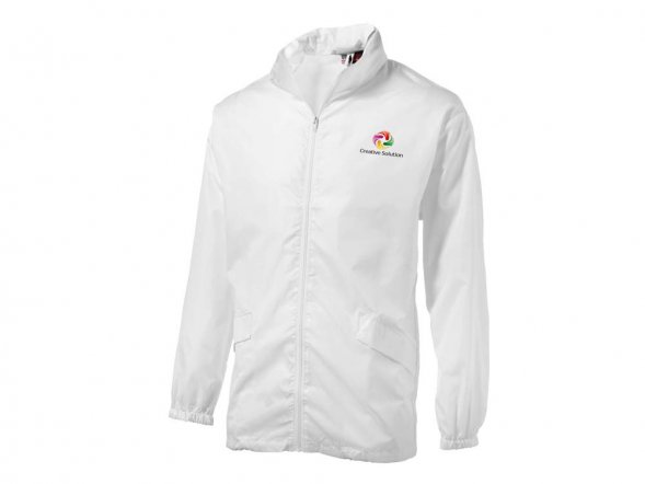 Ветровка Miami мужская с чехлом, белый 