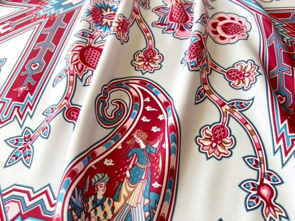 Платок Кавказский скакун 