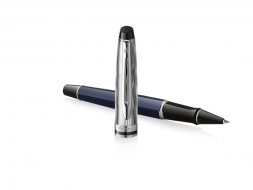 Ручка-роллер Waterman Expert22 SE deluxe Blue CT, цвет: Black, в подарочной упаковке