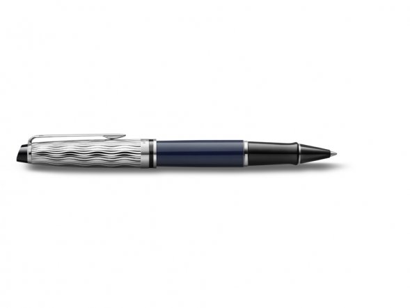 Ручка-роллер Waterman Expert22 SE deluxe Blue CT, цвет: Black, в подарочной упаковке 