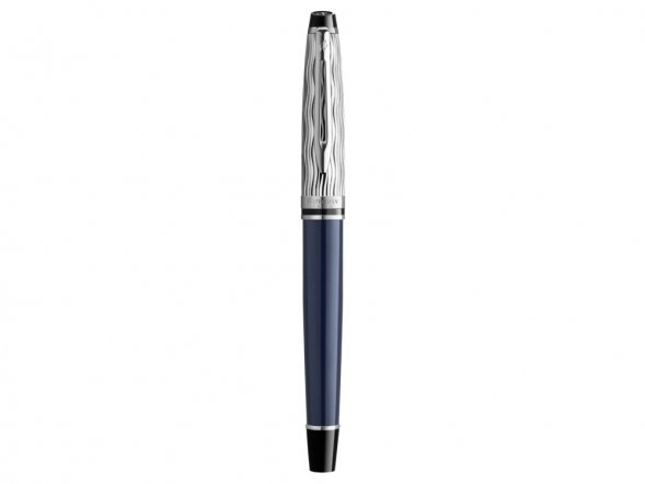 Ручка-роллер Waterman Expert22 SE deluxe Blue CT, цвет: Black, в подарочной упаковке 