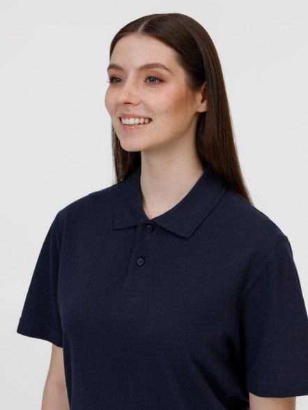 Рубашка поло унисекс Pulse, кобальт (темно-синяя) 